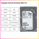 Seagate Barracuda 500GB Internal Desktop HDD”3.5 Cache 16MB